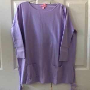 Lilly lilac tassel sweater!